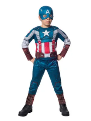 Captain America Deluxe Retro Costume Size M