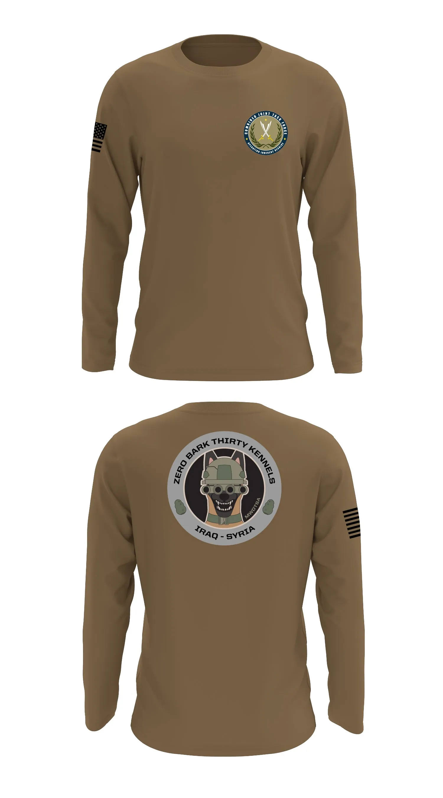 CJTF - K9 Store 1  Core Men's LS Performance Tee - 38539270420