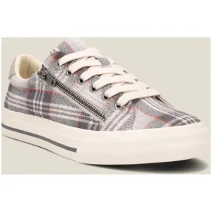 EUC - Taos Z-Soul Sneakers Gray plaid - Size 9