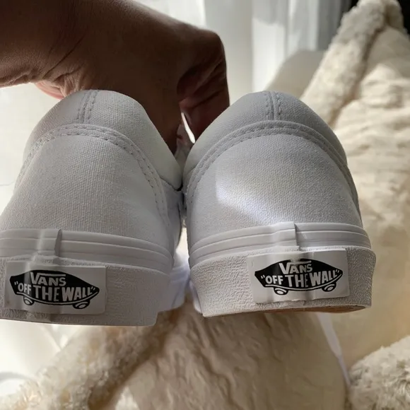 Girls White‎ Vans Sneakers Size 3