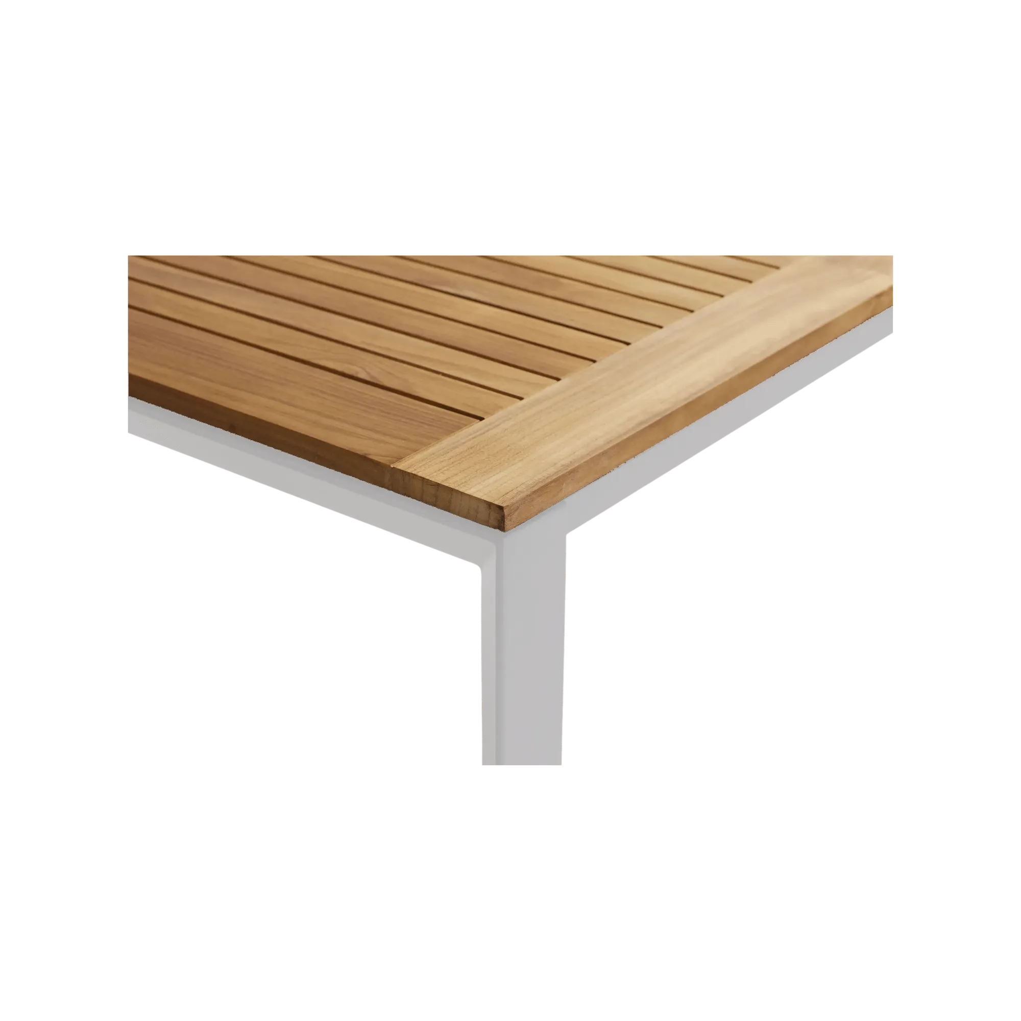 Grove Small Ext Outdoor Dining Table 160/220x100 - White