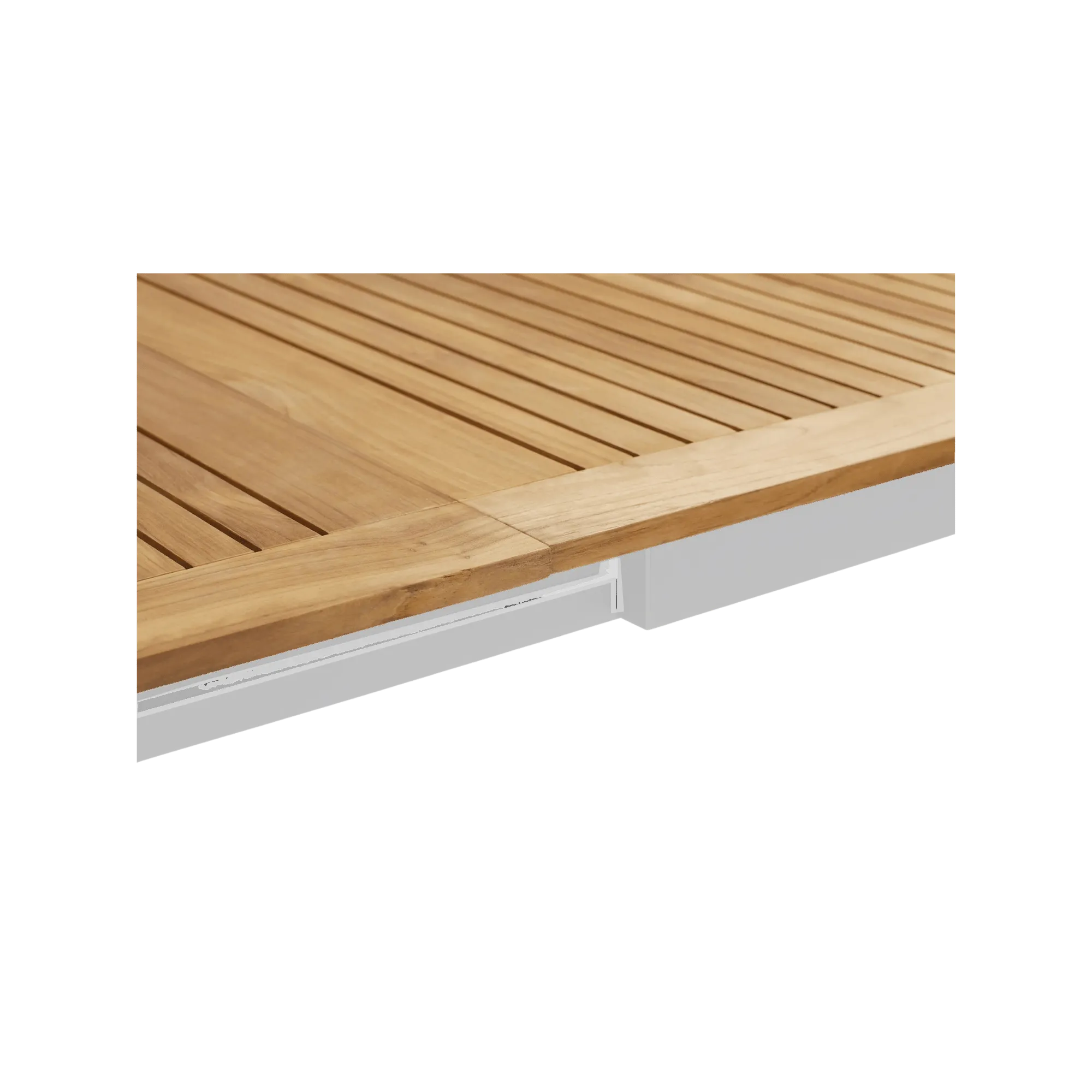 Grove Small Ext Outdoor Dining Table 160/220x100 - White