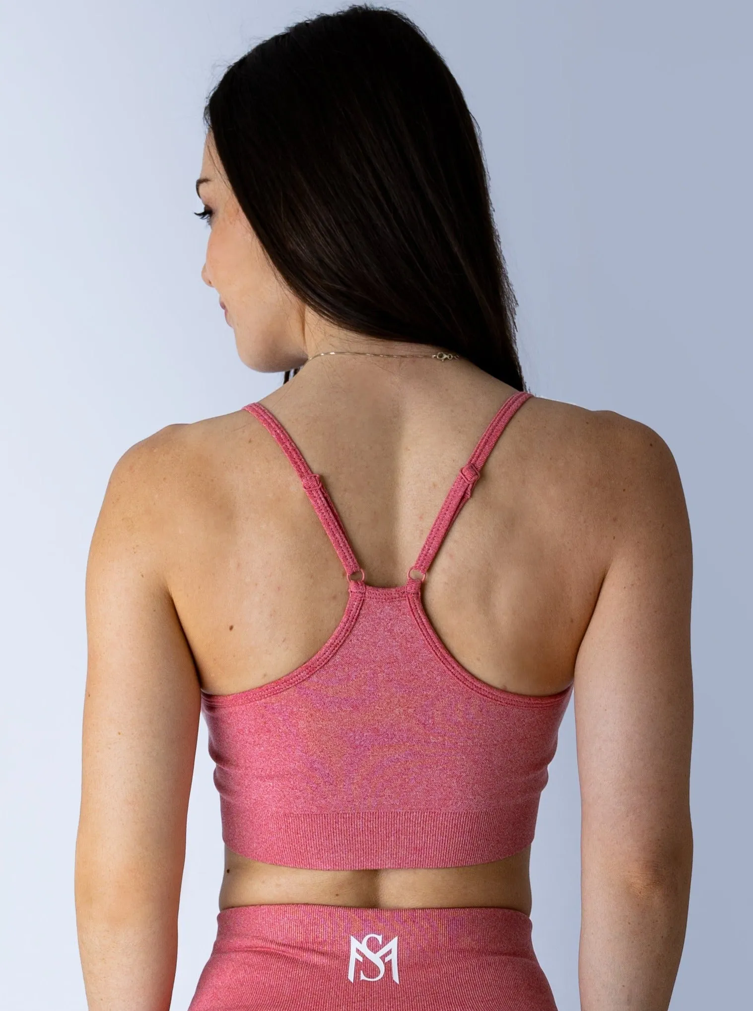 Push Up Collection Pink Sport Bra