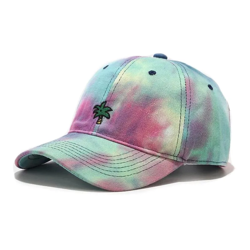"TIE AND DYE" Casquette baseball Bleu Gris Rose - URB1™