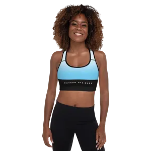 Sky Blue Padded Sports Bra