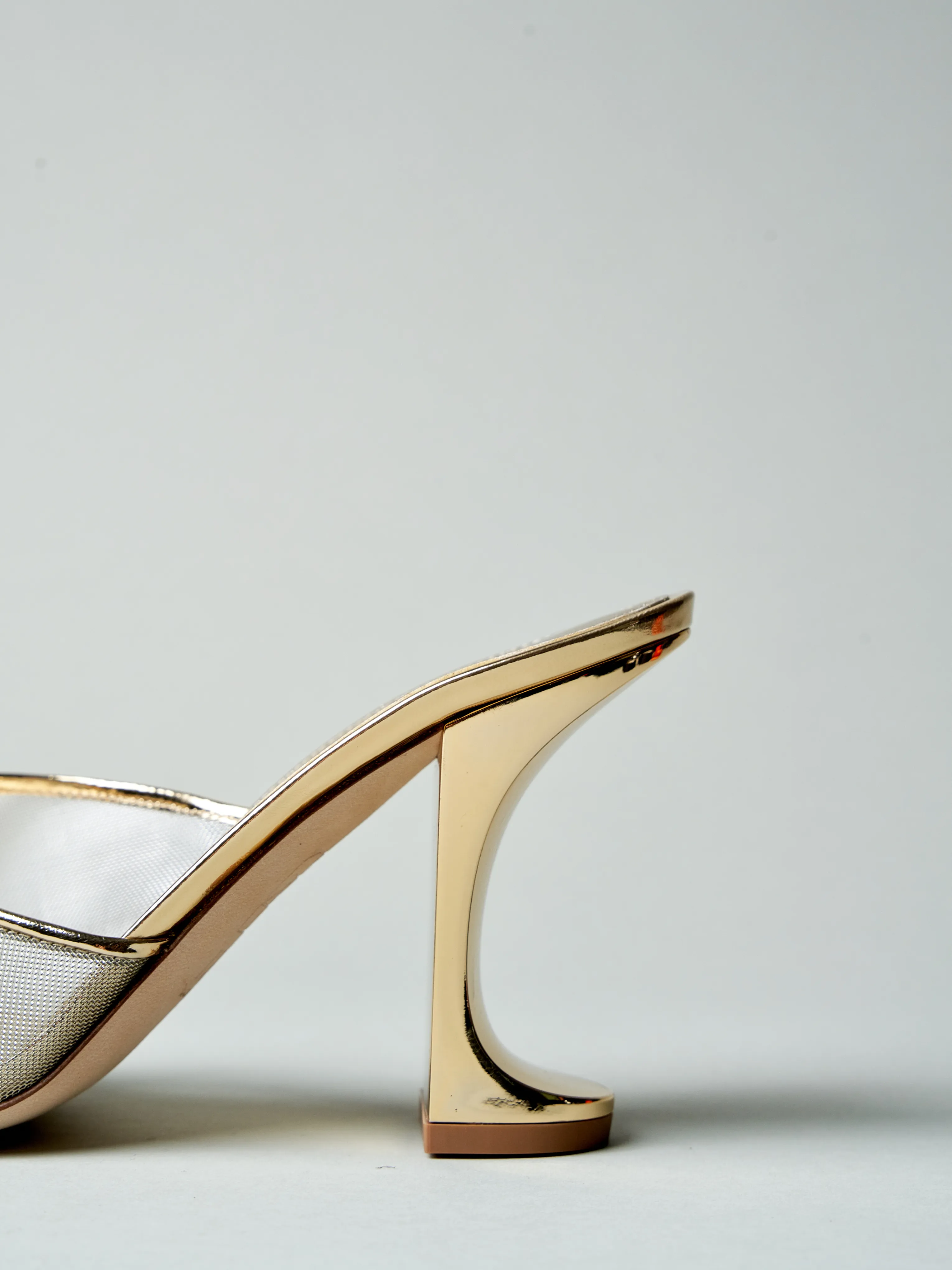 Waverly Mule in Gold